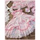 Mademoiselle Pearl Sanrio My Melody Rose Themed Apron Top Skirt Set JSKs and OPs(Reservation/Full Payment Without Shipping)